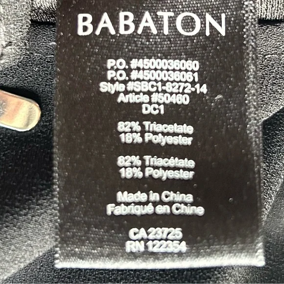 ARITZIA BABATON BRANSON BLACK
CREPE JUMPSUIT - Picture 10 of 10